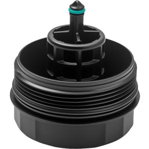 Oil Filter Housing Cover Cap Compatible With BMW Vehicle 128i 135i 528i 528i 328i 335i 530i 740i X3 X5 X6 2006-2016 Replace# 11427525334 Engine Oil Fitter Cover