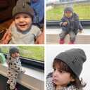 FURTALK Toddler Beanie Baby Boys Girls Beanies Kids Knit Winter Hats for 0-8 Years (02 Mixed Dark Grey)