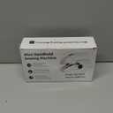 Handheld Sewing Machine for Beginners, Portable Mini Sewing Machine with Two Speed Modes, Easy to Operate and Fast Stitch Suitable for Clothes, Fabrics and Quick Home Repairs (White)