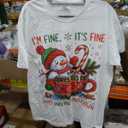 Funny Snowman T Shirt L Size L