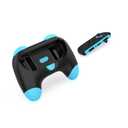 CUIYKAI 2 Pack Grips Kit Compatible with Nintendo Switch2 for Joy Con, One-Touch Quick-Release Design, Wear-resistant Handle Kit for Switch2 Joy Cons Controller, 2 Pack (Red and Blue)