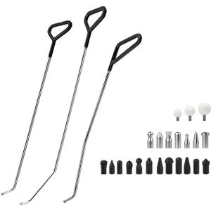 WHDZ Paintless Dent Repair Tools Car Dents Removal Rods Kit with Tips Repair Set for Auto Body Removal of Hail Dents (HC)