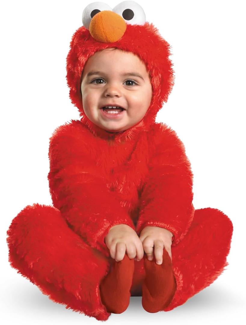Disguise Sesame Street Elmo Comfy Costume, Officially Licensed Sesame Street Costume for Toddlers, Small (2T)