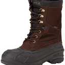 Kamik Men's Nation Plus Snow Boot, Dark Brown, 12 M US