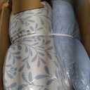 Madison Park Blue Floral Comforter Set King, 5PC Reversible Bedding Set, Blue, King 