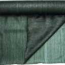 WindscreenSupplyCo] 60% 5'10'' x 100 FT Eyelets Shade Cloth Roll Sunblock Shade UV Resistant Net for Garden Greenhouse Flower Plant Patio Kennel, Green - PS6160GRN