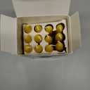 PARNOO 100% Natural Yellow Beeswax 7 Inch Tall Tapered Candles, 6 Hours Burn time - Pack of 12 (Dripless and Smokless)