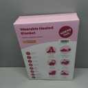 Wearable Heated Blanket Hoodie for Women, Valentines Day Gifts for Her Wife Women, Electric Throw Blanket, Heated Shawl Wraps Poncho, Mothers Day Birthday Anniversary Day Gift, Spoiled Wife Pink