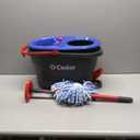 O-Cedar RinseClean Spin Mop & Bucket System | Clean with Clean Water | Removes 99% of Bacteria