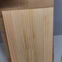 Solid Pine Wire Shelf Covers, 12" D x 20" L, Tool-Free Pantry Rack, 20" Length