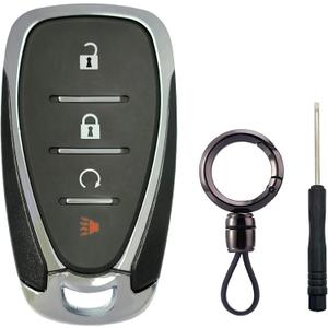 Replacement Smart Key Fob Case Shell fit for 2017-2018 Chevy Bolt 2018-2020 Equinox 2017-2020 Trax 2018-2020 Sonic 2016-2019 Volt Cruze Keyless Entry Key Fob Cover