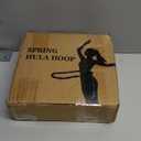 Weighted Hoop, Soft Spring Hoops for Adults Weight Loss, 3.3lb Foldable Hoops for Women Man, Waist Friendly Design, Portable Slimming Exercise Equipment for Home Workout