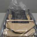 Pet Stroller, Fits 2 Cats, Small to Medium Dogs (Up to 45 Lbs), Detachable, Soft-Sided Pet Carrier, Collapsible, Includes Plush Pillow (Tan)