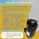1.5 HP Pool Pump Motor Compatible with A.O. Smith Century B2854 B854, for Pentair Sta-Rite Whisperflo Challenger Pinnacle Anthony Pumps, 1-1/2 HP Single Speed Square Flange Pool Motor, 230/115 V