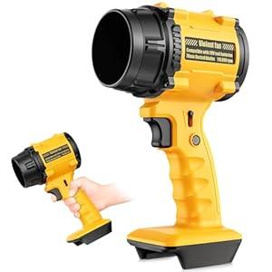 Rozlchar Electric Cordless Leaf Blower Compatible for DeWALT 20V Batteries(No Battery), Variable Speed Handheld Turbo Blower with Powerful Motor, Portable Dust/ Snow Cleaner for Lawn, Patio