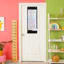 Seajan 2 Sets Daily Schedule Pocket Chart 13+1 Pockets Scheduling Pocket Chart Each Include Dry Erase Cards Hanging Hooks for Classroom Teacher Reusable Office Home Preschool Activity