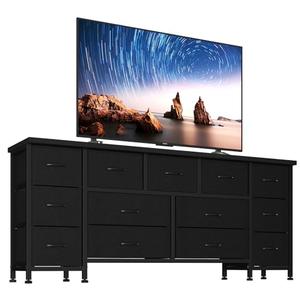 LIVEHOM 63 Inch Dresser for Bedroom, Long Dresser with 13 Drawers for TV Up to 70 Inch, Wide Chest of Drawers, Large Entertainment Center for Closet, Living Room
