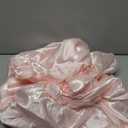 HommxJF 5pc Blush Pink Silk King Satin Sheets Set - King Size, Silky Comforter Bedding Sheets with 1 Satin Flat Sheet, 1 Deep Pocket Fitted Sheet, 3 Pillowcases with Envelope Closure