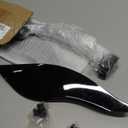 Fairing Air Deflectors Side Wing Windshield Adjustable Wind Deflectors Compatible with 2014-2024 Harley Electra Glide Street Glide Tri Glide Ultra Limited Fairing Side Shield (Black)