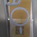 for iPhone 15 Pro Max Case, Compatible with MagSafe, Built-in Privacy Screen Protector and Camera Protection, Anti Spy Full Body Dustproof Shockproof Hard Phone Case 6.7", Sky Blue