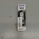 Epson 552 EcoTank Ink Ultra-high Capacity Bottle Photo Black (T552120-S) Works with EcoTank Photo ET-8500, ET-8550