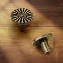 15 Pack Antique Brass Cabinet Knobs & Drawer Pulls, Vintage Zinc Alloy Hardware for Kitchen Closet Wardrobe Dresser - Easy Installation
