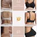Jelly Bras for Women No Underwire Mesh Wireless Crossover Bra Seamless Full Coverage Lift T Shirt Sleep Bralettes