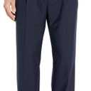 Palm Beach Men's Expander Pleat Dress Pant (30, Navy)