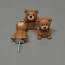 Baby Bear Cake Topper Blue Ball Cake Decor (3bears)