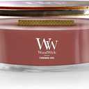 Woodwick Ellipse Scented Candle Cinnamon Chai 16oz, Up to 50 Hours Burn Time