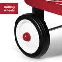 Radio Flyer Mini Classic Red Wagon for Kids, 12.5" Toy Wagon For Kids Aged 1.5+, Play-Size Version of the Classic, Durable Rolling Wheels & Steel Body, Working Handle, For Toys, Crafts & Gift Displays