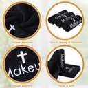 Shimeyao 13x13 Inch Black Makeup Towels Bulk Reusable Makeup Washcloths for Face Facial Remover Washcloths Absorbent Cotton Towel for Salon Spa Women Skin Care(6 Pcs,Cross Pattern)