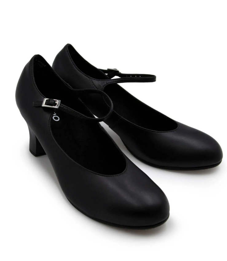Capezio Little Kid/Big Kid Jr. Footlight 550X Character Shoe (2 Little Kid, Black)