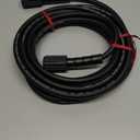 YAMATIC Pressure Washer Hose 25FT Super Flexible 1/4" M22 Power Washer Hose Replacement for Ryobi Troy Bilt Greenworks UberFlex High Pressure washer Hoses, 3200 PSI (Black)