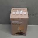 Outdoor Battery Operated Table Lamp Waterproof, 4000mAh Cordless Table Lamp Rechargeable, Touch Dimmable Desk Lamp, LED Night Light for Patio Camping Restaurant Home (Wood Grain, 9.6in)