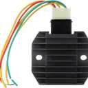 OCPTY 12V DC Voltage Regulator Rectifier for Yamaha WR250R (2008-2013), YZF R1 (1999-2012), YZF R6 (1999-2012) - Plastic Motorcycle Rectifier