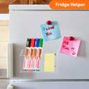 3 x ECHSRT Acrylic Pen Holder 2-Pack With Megnetic,No-Adhesive Embedded Magnets, Dry Erase Marker Holder for Whiteboard & Fridge, Locker Accessories Organizer for Office School Desk (1 Compartment-Magnetic)