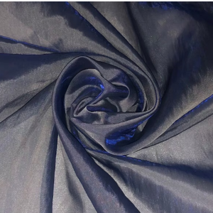 Size 41Inch x 71Inch.  Sheer Navy Blue Organza Fabric - Lightweight Decorative Material For DIY Crafts, Wedding Decor, Draping, and Gift Wrapping