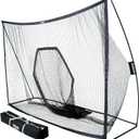 GoSports Golf Practice Hitting Net - Choose Between Huge 10 x 7 ft or 7 x 7 ft Nets - Personal Driving Range for Indoor or Outdoor Use - Designed by Golfers for Golfers