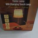Rechargeable Battery Powered Table Lamp, Wireless LED Lamps, Cordless Touch Lamps, Stepless Dimmable Bedside Lamps, Night Lamp for Bedroom, Dinning Room, Kitchen Decor, Office