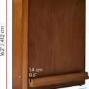 MEEDEN Table Top Easel for Painting: Portable Tabletop Easel with Storage, Large