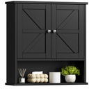Black Bathroom Wall Cabinet with Adjustable Shelf & Barn Doors
Farmhouse Medicine Cabinet, 3-Tier Bathroom Cabinet Wall Mounted for Kitchen, Laundry Room, ,Living Room, Entryway