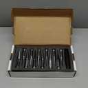 25 pcs 
14x1.5 Spiked Lug Nuts 6x5.5 Chevy, Chrome Spike Lug Nuts Chevy Silverado 6 Lug Conical Bulge Seat with 1 Socket Key Fit Silverado Suburban GMC Sierra Yukon Dodge Ram 1500 Ford F150 Aftermarket Wheel