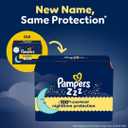 Pampers ZZZ Overnight Diapers, Size 7 (41+ lbs), 36 Count, Nighttime Protection Disposable Baby Diaper, Night Time Leak and Skin Protection