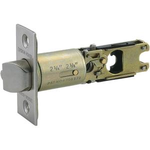 Design House 790782 Adjustable 2-Way Square Corner Replacement Entry Latch Satin Nickel