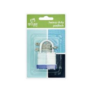 TopFlight Heavy Duty Padlock With Keys, Pack of 2