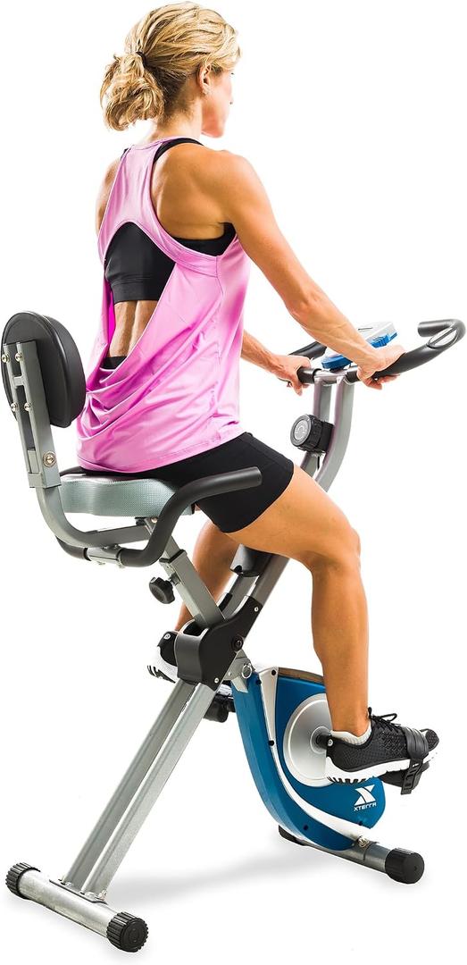 Folding Exercise Bike, 225 LB Weight Capacity