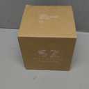 Tissue Box Holder Cover Square, Modern PU Leather Decorative Tissue Cube Holder Organizer - Woven Pattern Grey