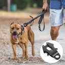 Reginary 2 Pcs Frog Clip Dog Leash Clip for Linking Quick Release Black Pet Collar Clasp Frog Cable Dog Leash Buckle Chain Replacement Clasp