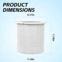 R38013A Pool Skimmer Basket Replacement for Pentair American Admiral Inground Pool Skimmer Basket - Heavy Duty Pool Basket Skimmer for R38013A V38-135 (R38013A Skimmer Basket)